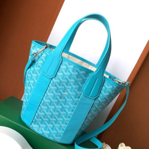 Alternative view of Goyard Belharra  Turquoise Blue