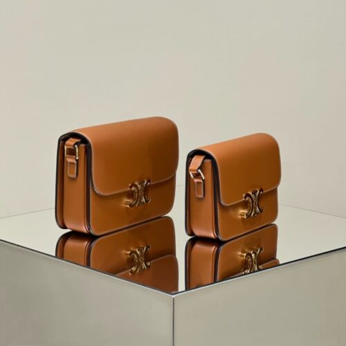 Alternative view of Celine Triomphe Mini Brown