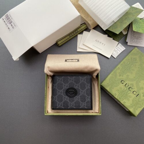 Gucci  Interlocking  Wallet Black