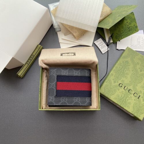 Gucci  Double G bifold Wallet Canvas