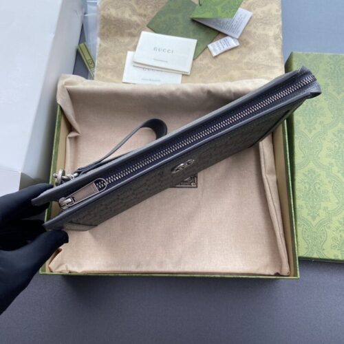 Alternative view of Gucci  G Ophidia Clutch Grey