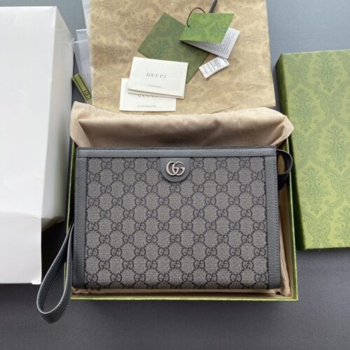 Gucci  G Ophidia Clutch Grey