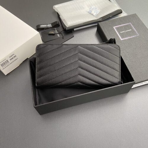 Alternative view of Yves Saint Laurent Long Zippered Wallet