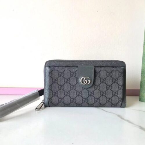 Gucci Ophidia GG Wallet  Grey