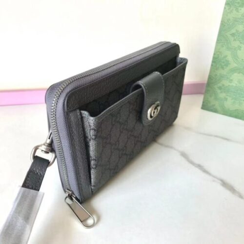 Alternative view of Gucci Ophidia GG Wallet  Grey