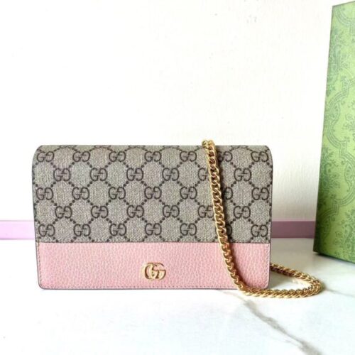 Gucci  GG Marmont Chain Bag Pink