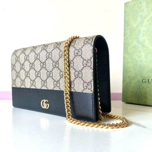Alternative view of Gucci  GG Marmont Chain Bag Black