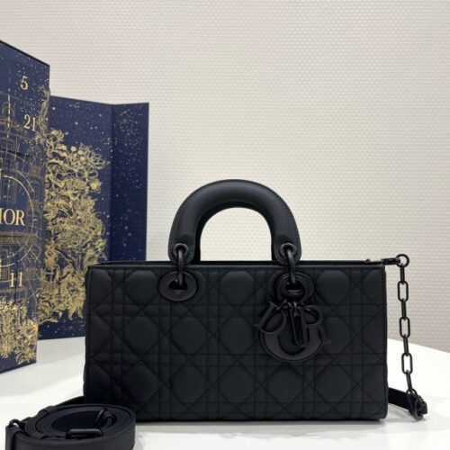 Dior Lady D-Joy  Large Bag  Black Matte