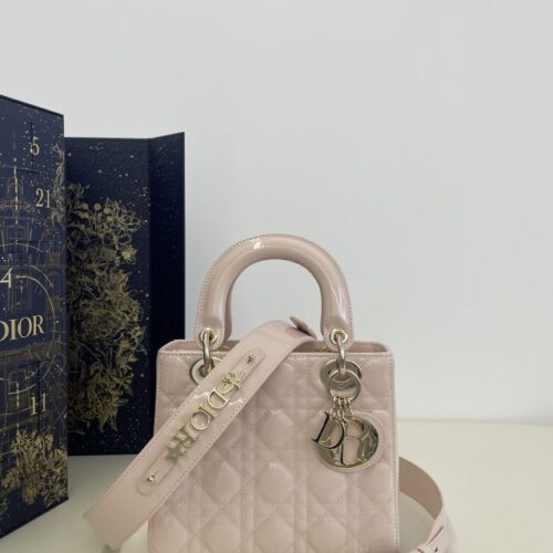 Lady Dior Patent Pink ABC