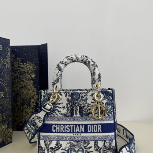 Lady Dior  D-Lite Blue Zodiac