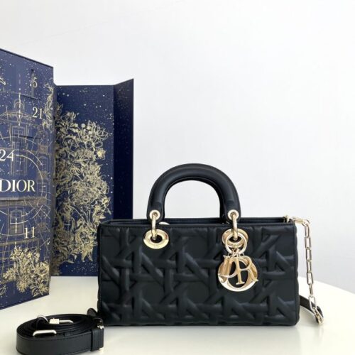 Dior Lady D-Joy  Large Bag  Black New