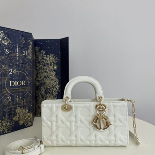 Dior Lady D-Joy  Large Bag  New White