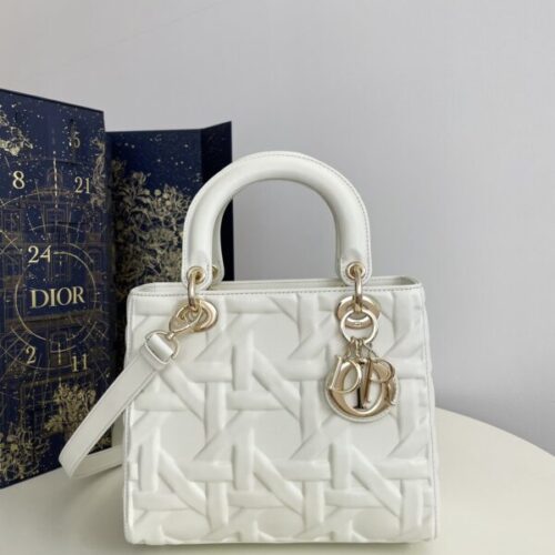 Lady Dior Large White