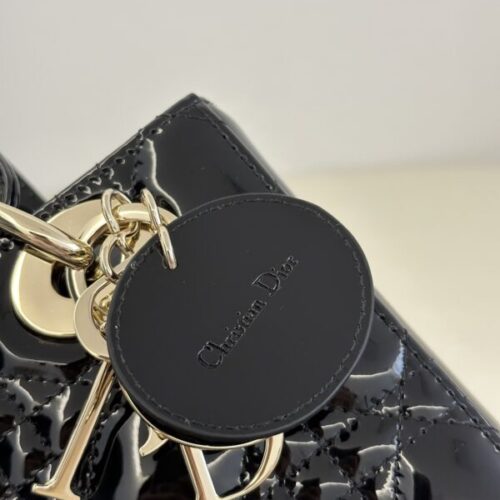 Alternative view of Lady Dior Patent Black ABC