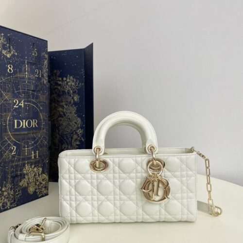 Dior Lady D-Joy  Large Bag  White