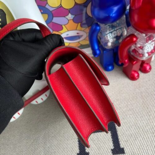 Alternative view of Hermes Constance 26cm Red