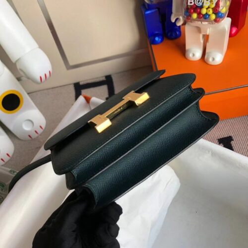 Alternative view of Hermes Constance 18cm Dark Green