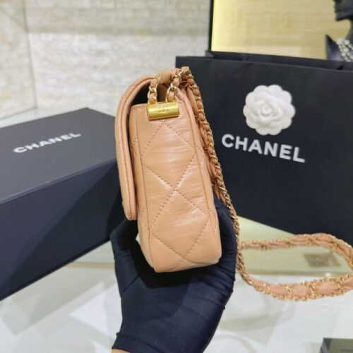 Alternative view of CHANEL 19 Mini Flap  Caramel Bag
