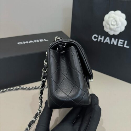 Alternative view of CHANEL Classic Flap 17cm Silver