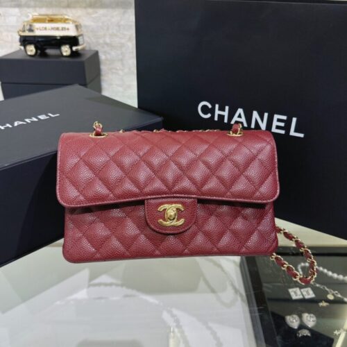 CHANEL Classic Flap 23cm Red