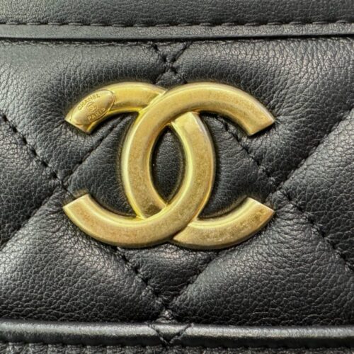 Alternative view of CHANEL 24s Hobo Black