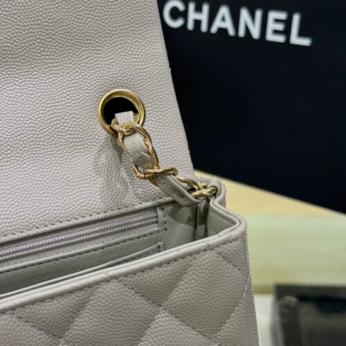 Alternative view of CHANEL Classic Flap 20cm Gray
