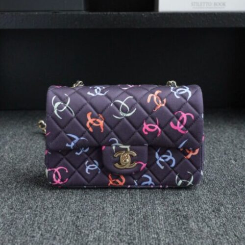 CHANEL 24s Graffiti Classic Flap Mini