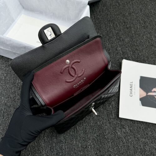 Alternative view of CHANEL Classic Flap 23cm Black Silver